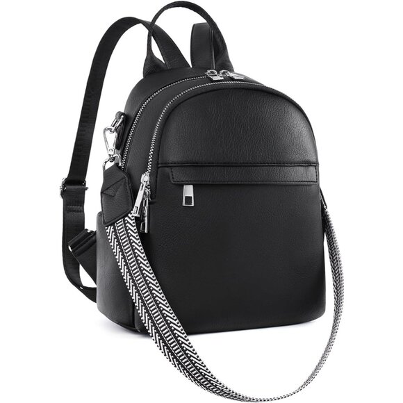 Convertible Mini Backpack Purse with Multiple Pockets - Perfect Travel Companion - Picture 1 of 6